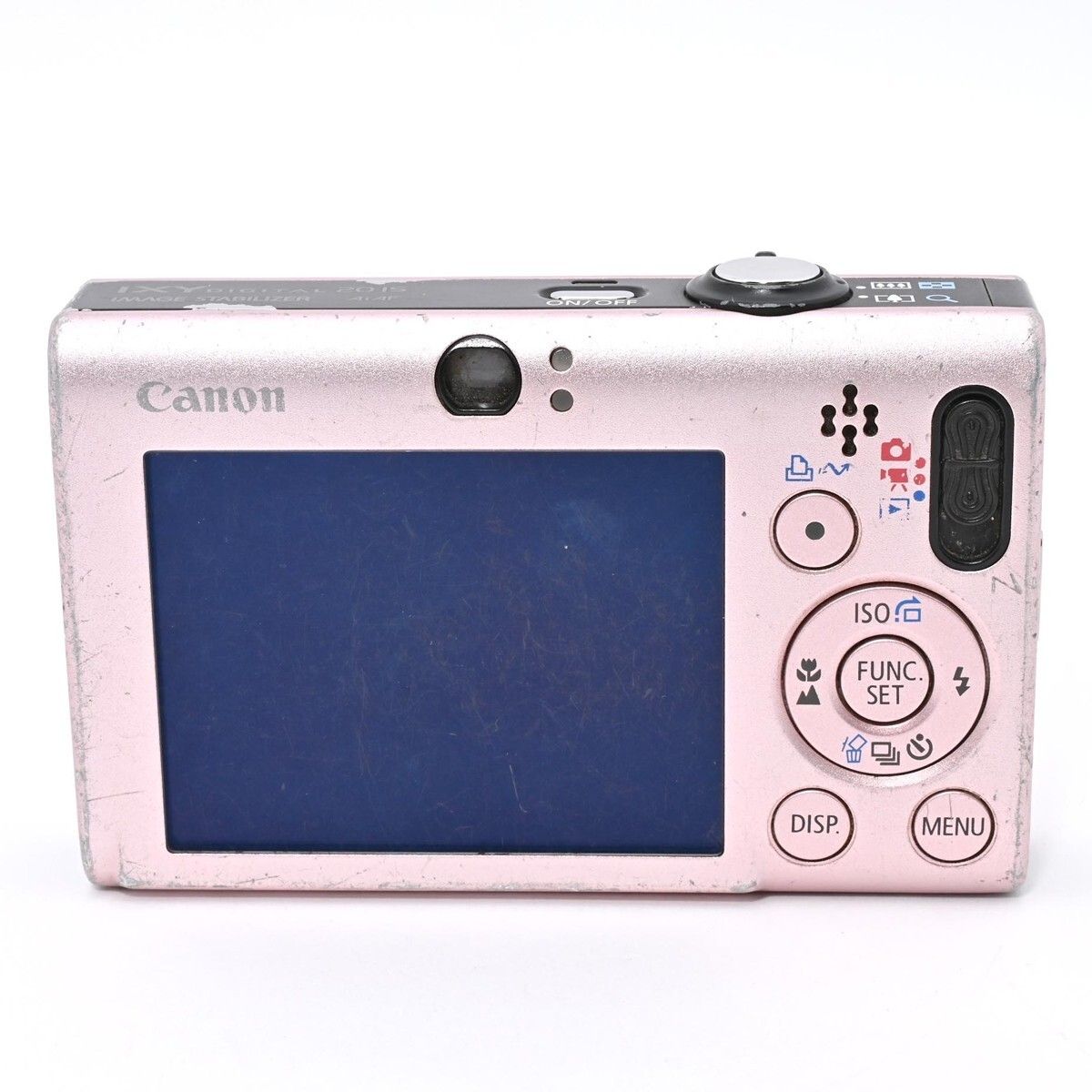 1270＜並品＞ Canon デジタルカメラ IXY イクシ DIGITAL 20 IS ピンク 