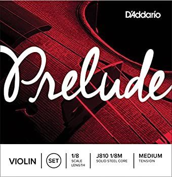 【中古】「未使用品」D'Addario ダダリオ バイオリン弦 Prelude セット J810 1/8M Medium Tension （国内正規品）
