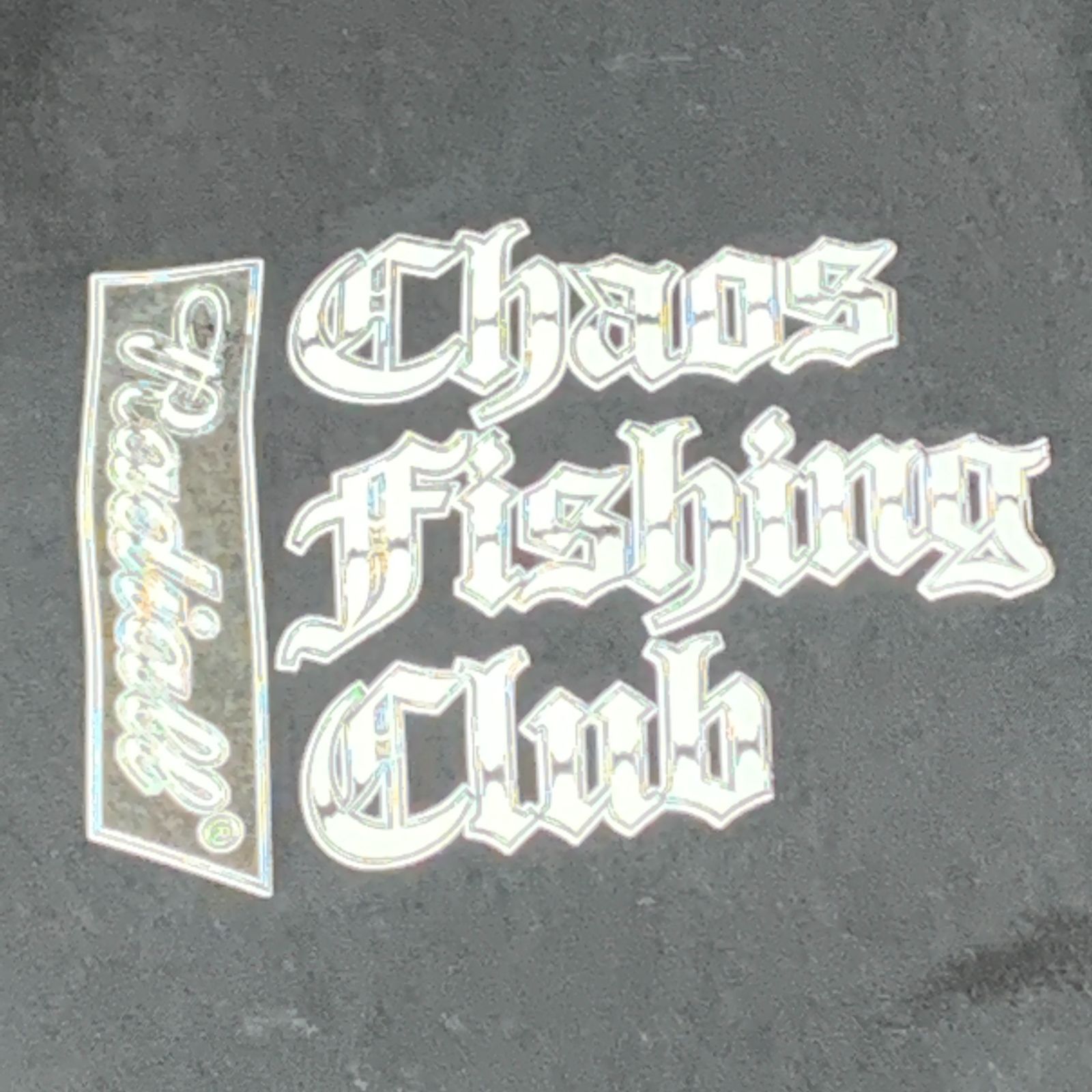 むつ75-031812][併売] RADIALL Chaos Fishing Club CHROME LETTERS 