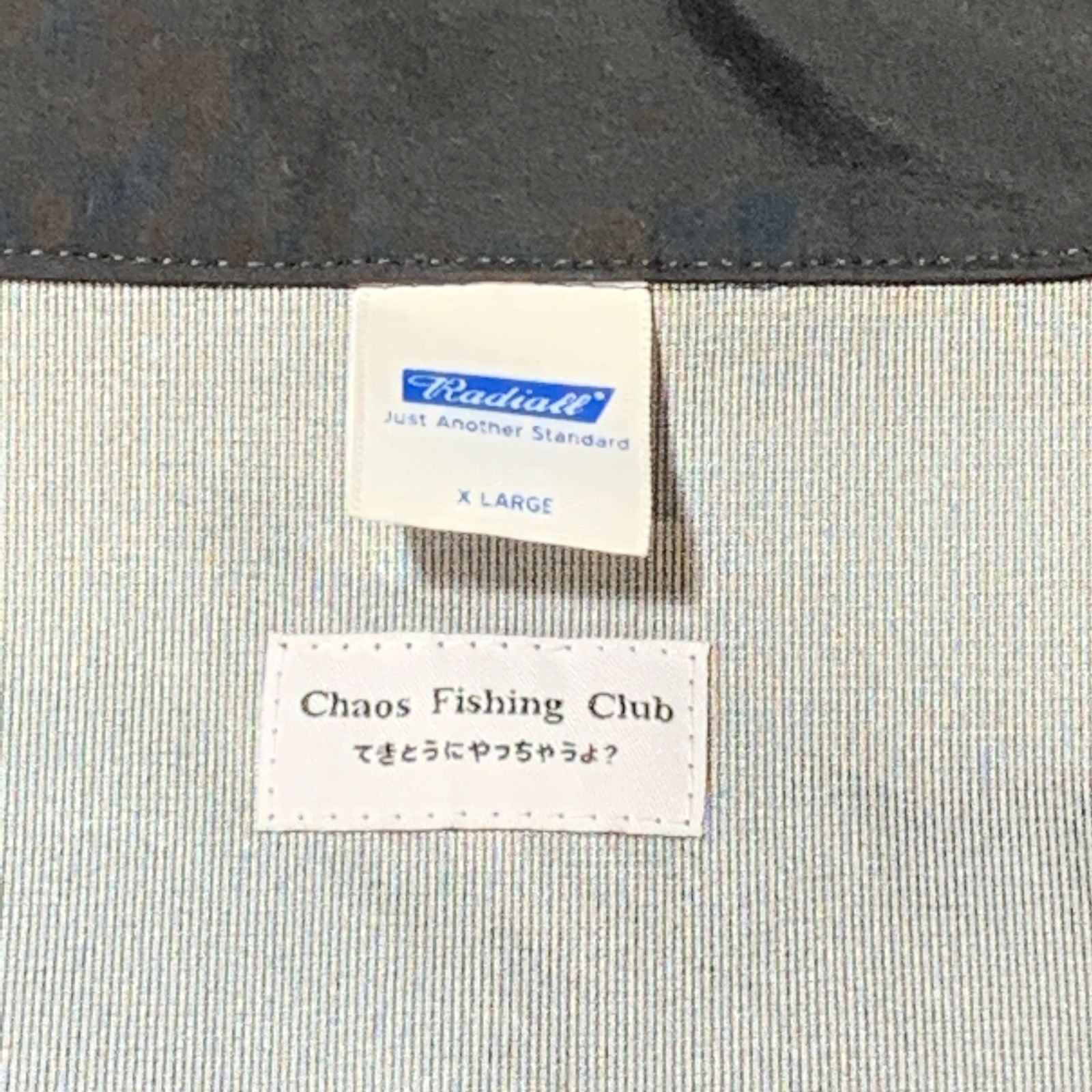 むつ75-031812][併売] RADIALL Chaos Fishing Club CHROME LETTERS 