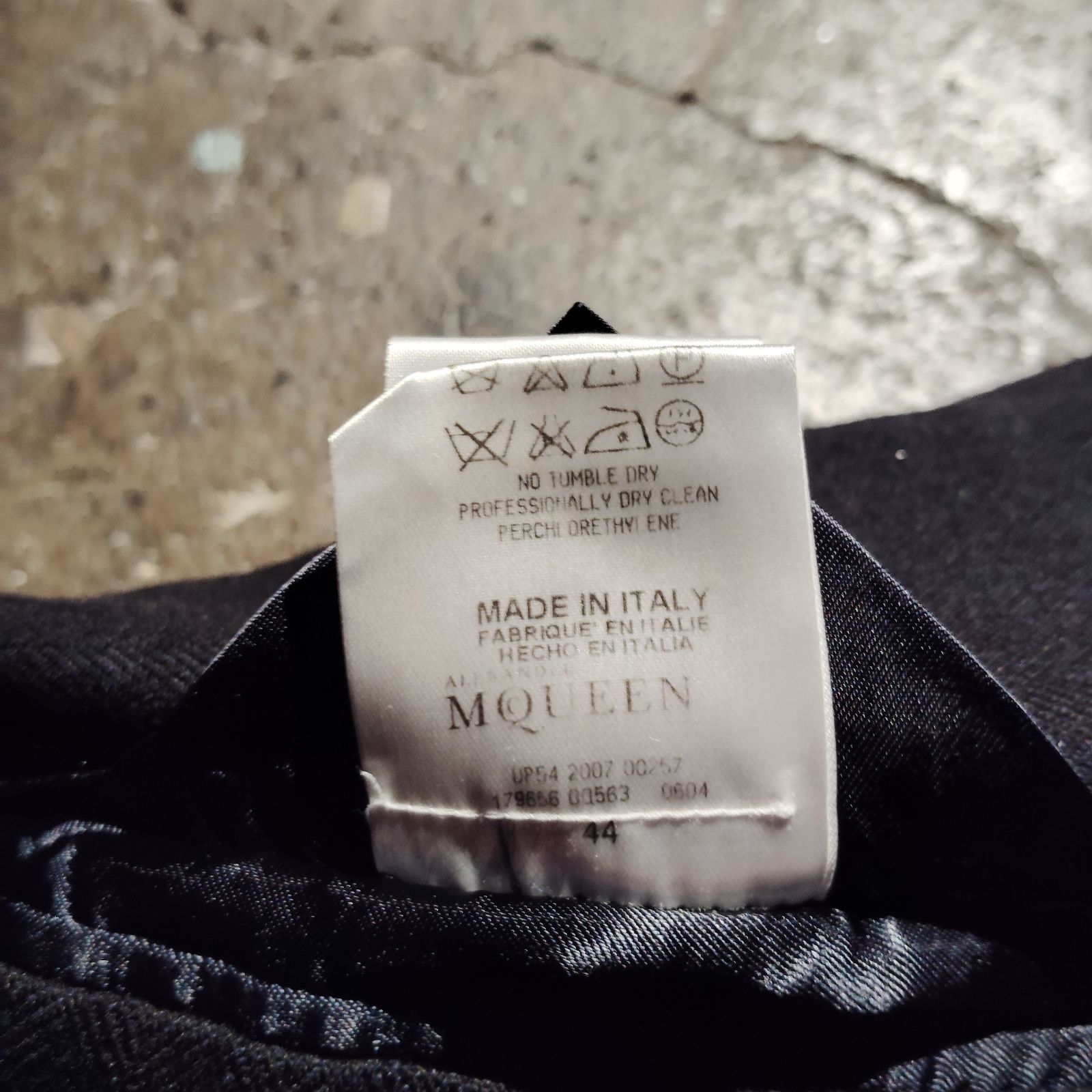 Alexander McQueen 07aw ヘリンボーンチェスターコート 44