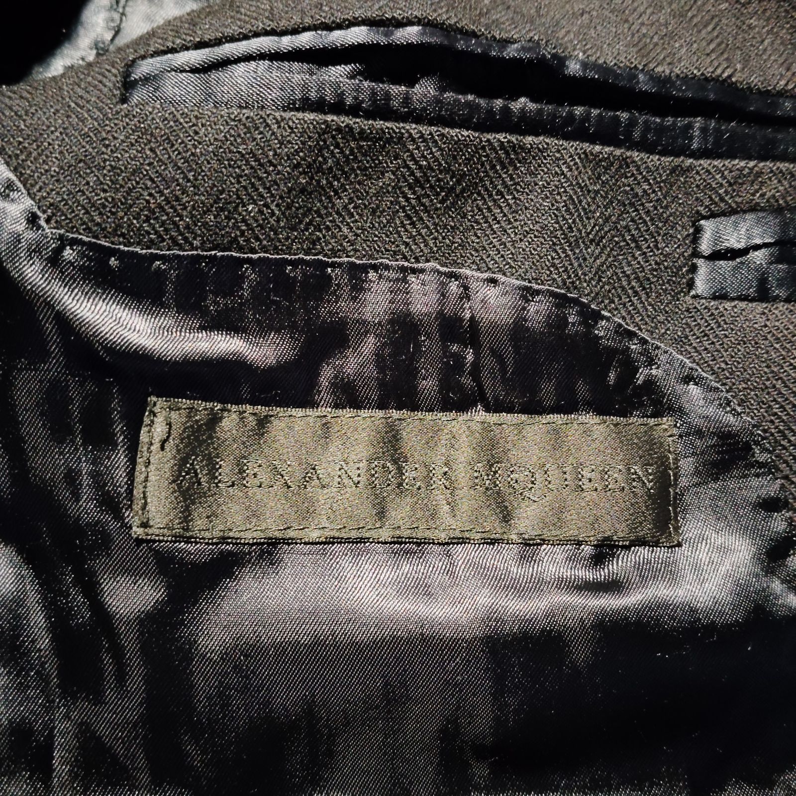 Alexander McQueen 07aw ヘリンボーンチェスターコート 44