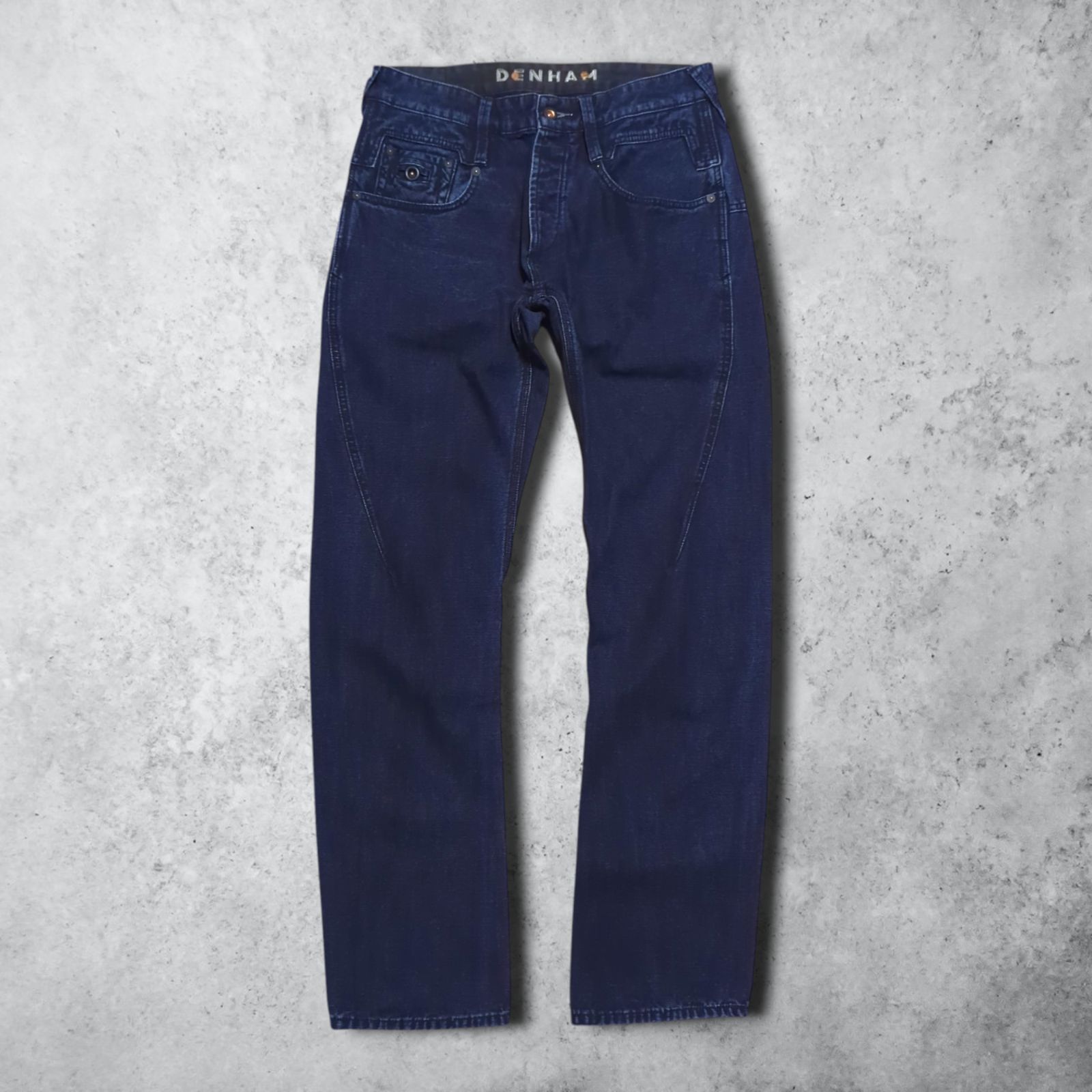 DENHAM デンハム クロスバック キャロットフィット 立体裁断 デニム 