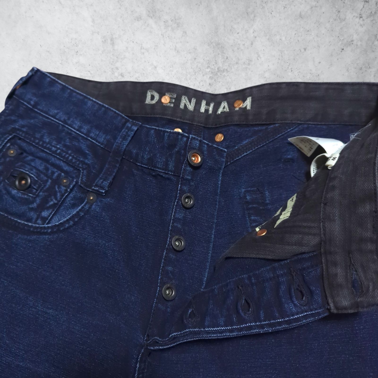 DENHAM デンハム クロスバック キャロットフィット 立体裁断 デニム 