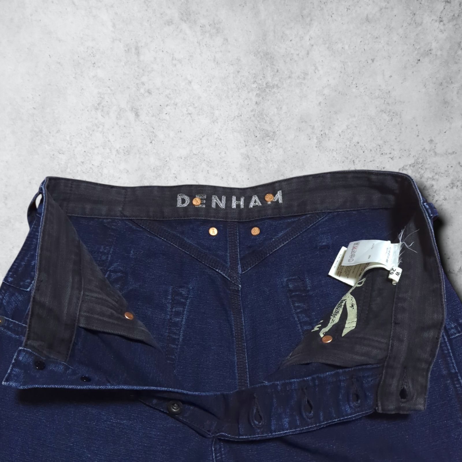DENHAM デンハム クロスバック キャロットフィット 立体裁断 デニム 