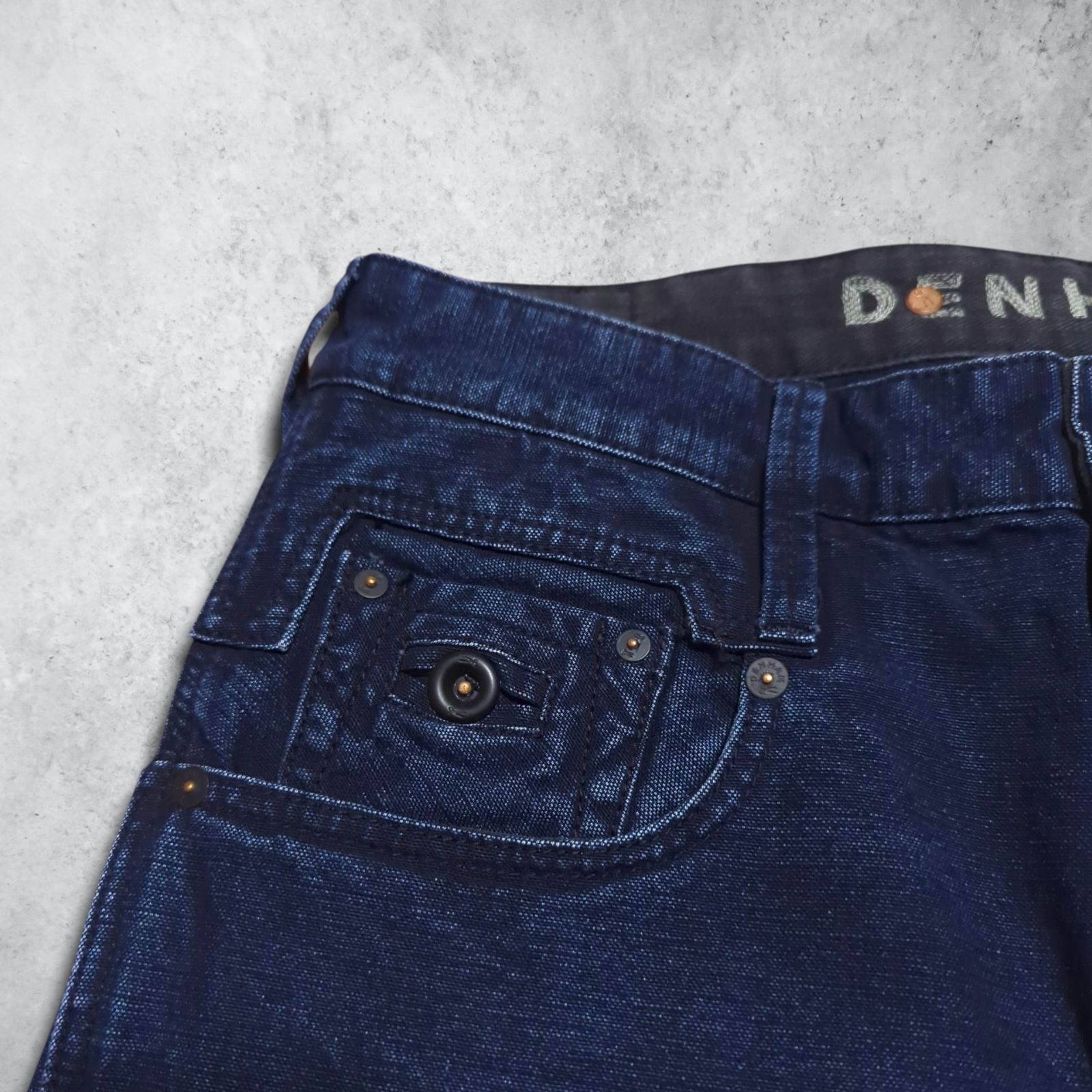 DENHAM デンハム クロスバック キャロットフィット 立体裁断 デニム 