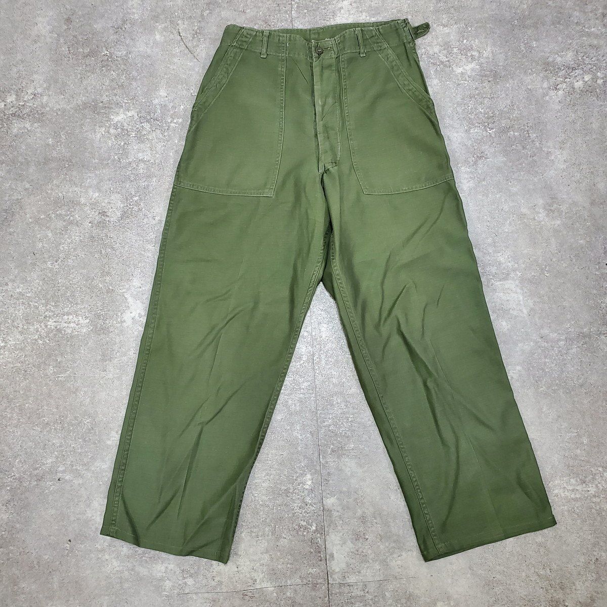 U.S.ARMY 60's Utility Trousers OG-107 ベイカーパンツ 実寸W34