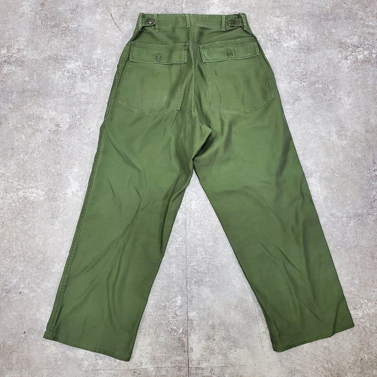 U.S.ARMY 60's Utility Trousers OG-107 ベイカーパンツ 実寸W34