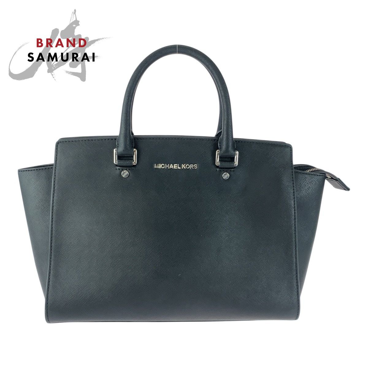 美品 Michael Kors マイケルコース セルマ ブラック 黒 シルバー金具 