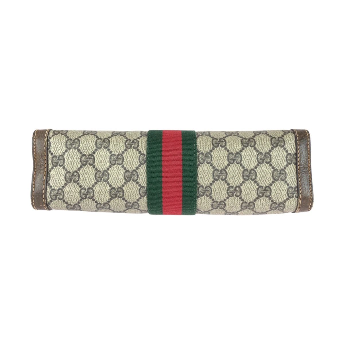 GUCCI グッチ ヴィンテージ オールドグッチ シェリーライン ブラウン