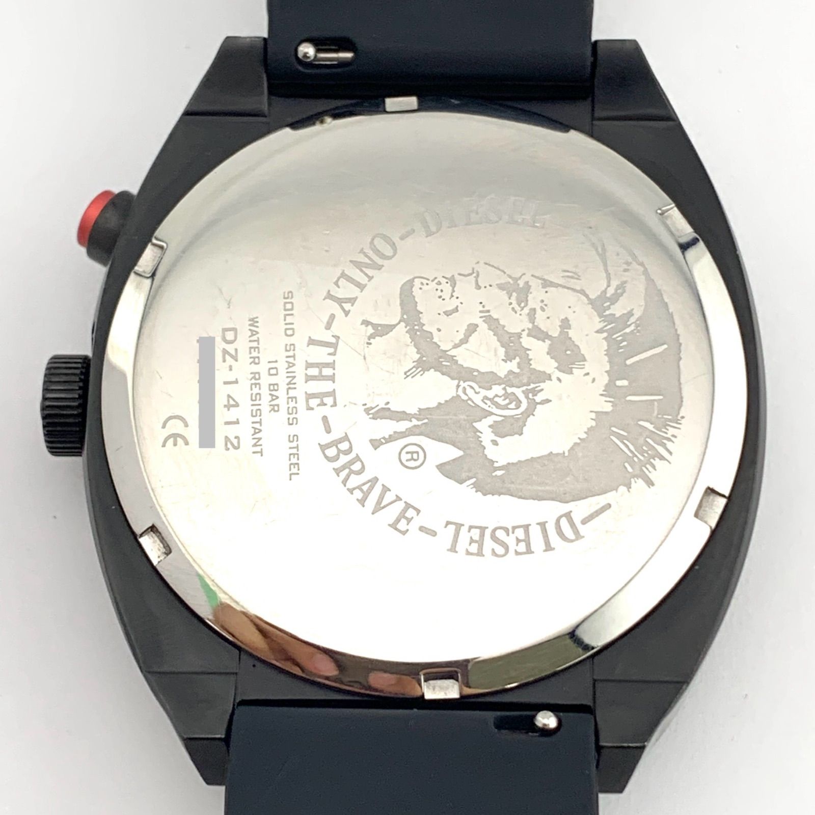 中古】DIESEL DZ-1412 腕時計 ブラック 10BAR - メルカリ