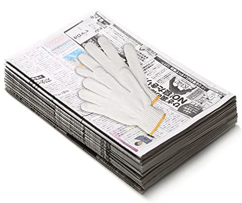 【朝刊のみチラシ無】 新聞紙 梱包材 増量タイプ ペット用 トイレ 敷き紙 建築 塗装 引越し 軍手1組セット (約36日分(6kg)朝刊のみ)　美品　おすすめ