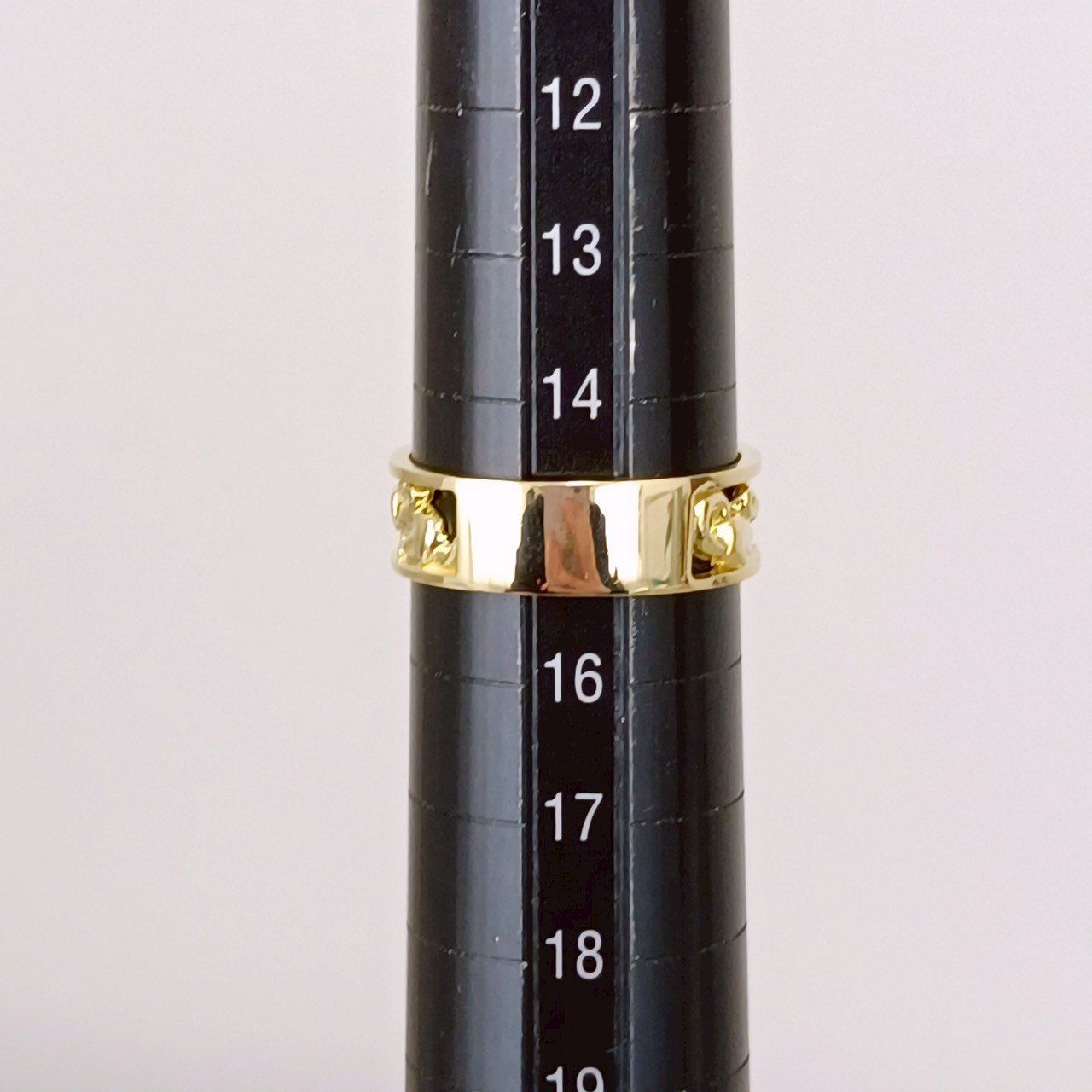 〈美品〉k18デザイン リング 18金 K18 男女兼用 デザインリング 3.67g 15号 Z442 - メルカリ