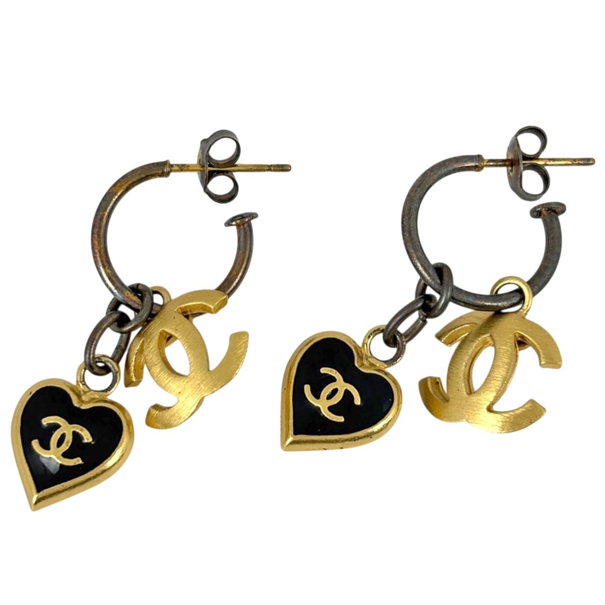 シャネル CHANEL ココマーク ピアス ハート スイング ピアス GP