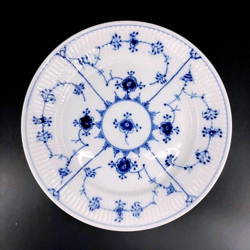 美品】Royal Copenhagen ロイヤルコペンハーゲン／ブルーフルーテッド