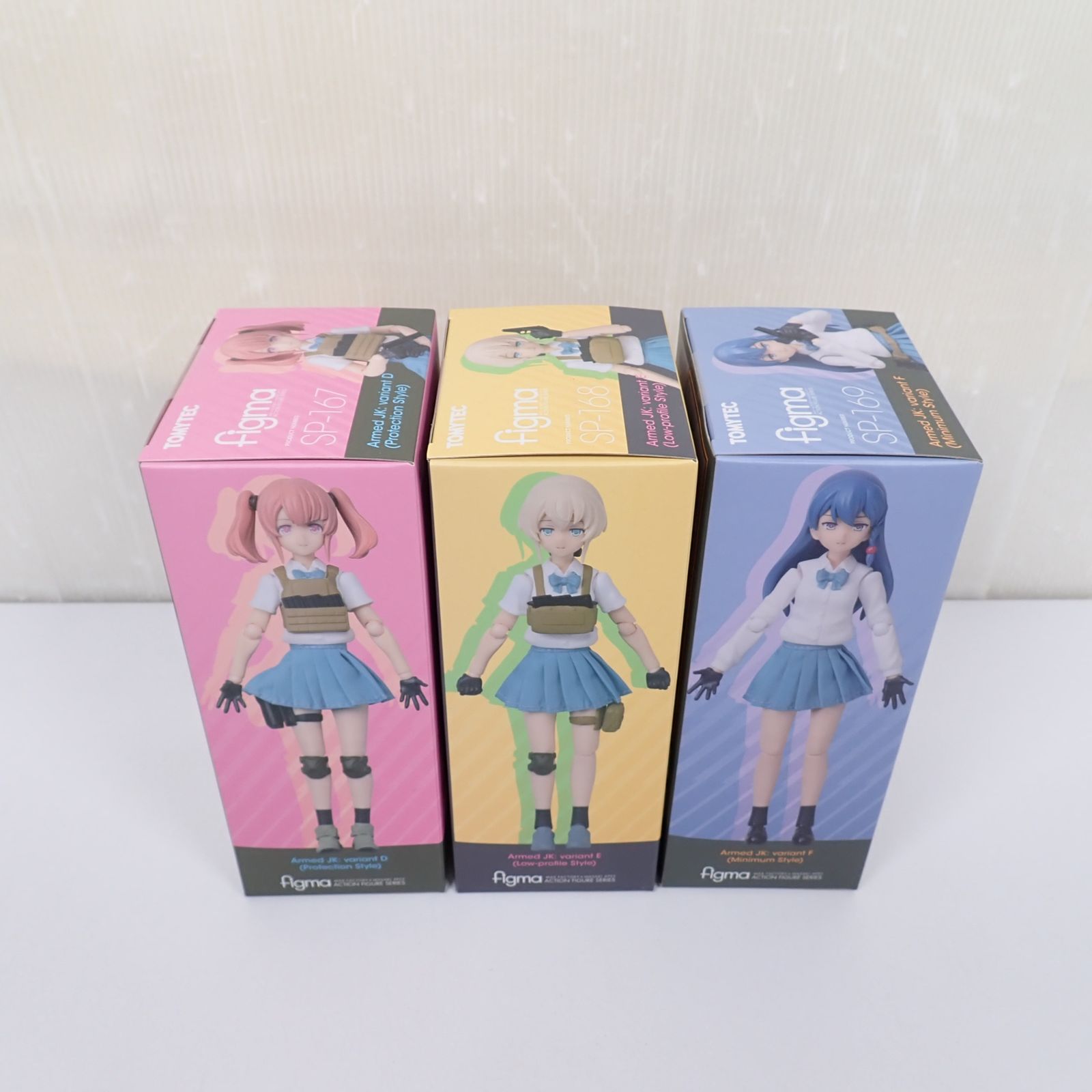 未開封 figma 武装JK バリアント D E F 3点セット SP-167 SP-168 SP 