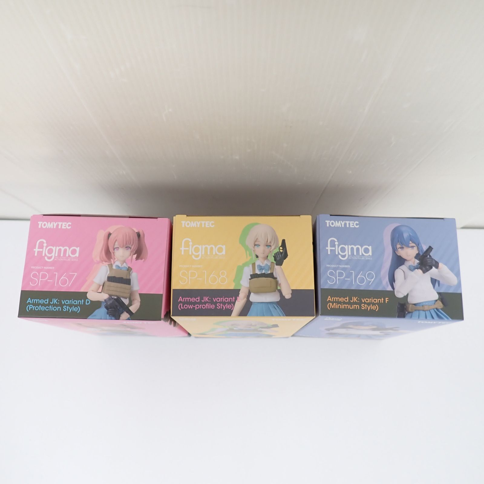未開封 figma 武装JKバリアントD E F 3体セット 未開封 figma 武装JK