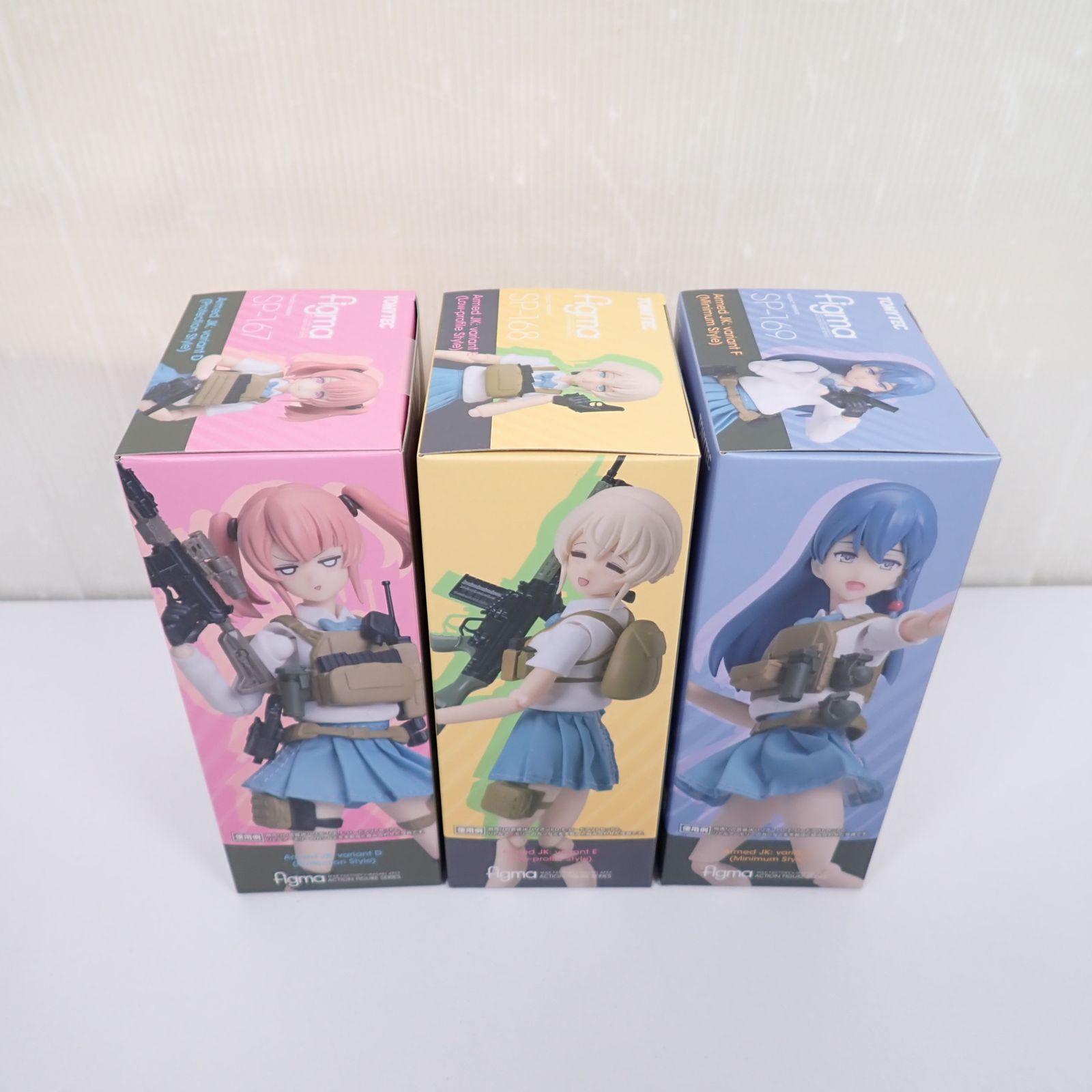 未開封 figma 武装JKバリアントD E F 3体セット 未開封 figma 武装JK バリアント D E F 3点セット SP-167 SP-168 SP