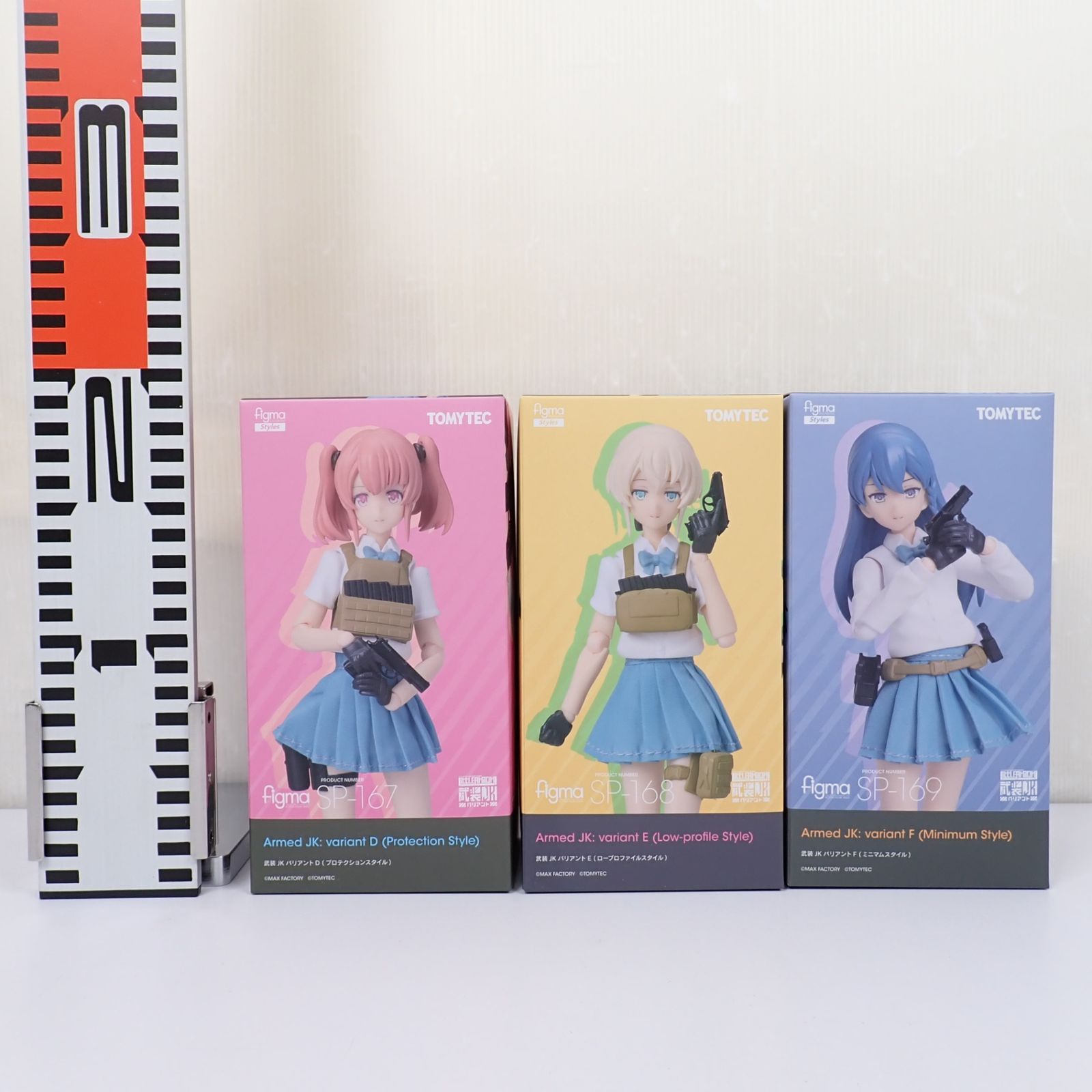 未開封 figma 武装JK バリアント D E F 3点セット SP-167 SP-168 SP 