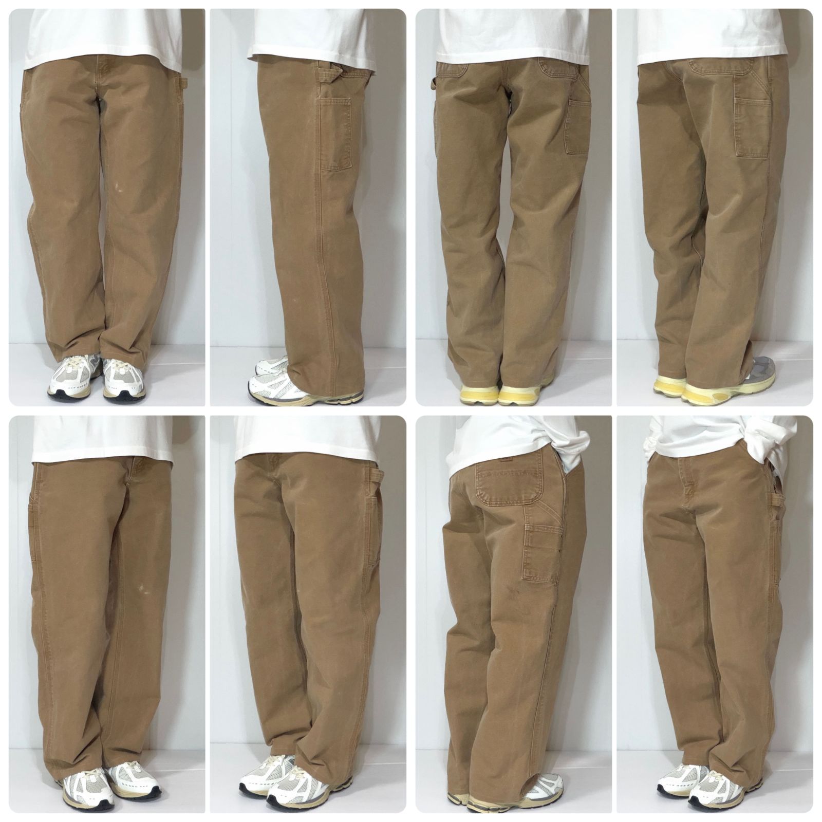 良サイズ 00s USA製 Carhartt カーハート ヘビーダック シングルニー