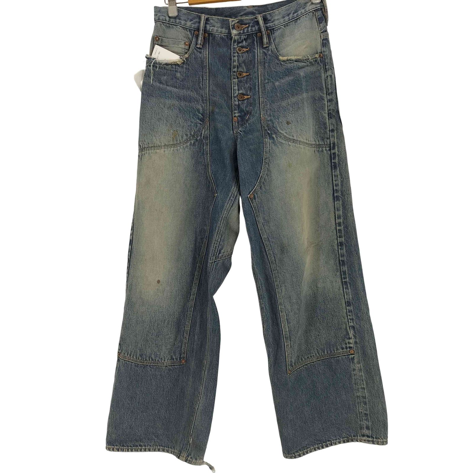 シュガーヒル SUGARHILL FADED DOUBLE KNEE DENIM PANTS メンズ 30 