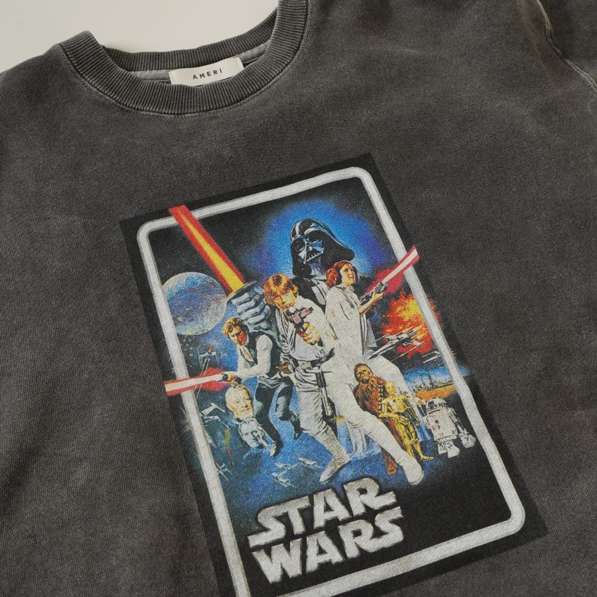 AMERI アメリ STARWARS BLACK SWEAT スターウォーズ ブラック 