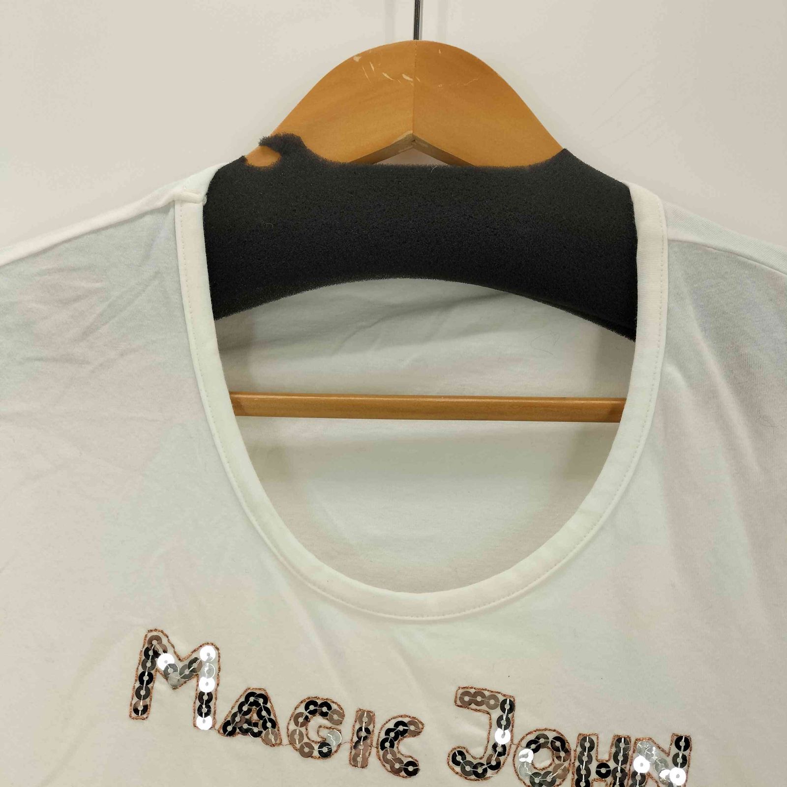ジョンガリアーノ　刺繍Tシャツ ジョンガリアーノ JOHN GALLIANO 刺繍デザインS/S Tシャツ メンズ