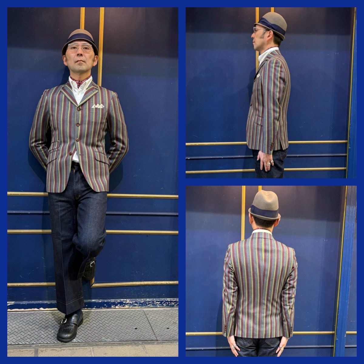 ファブシックオリジナジャケット スクールジャケット モッズ レトロ