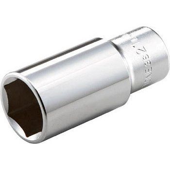 【送料無料】トネ(TONE) ディープソケット(6角) 4S-34L 差込角12.7mm(1/2”) 二面幅34mm