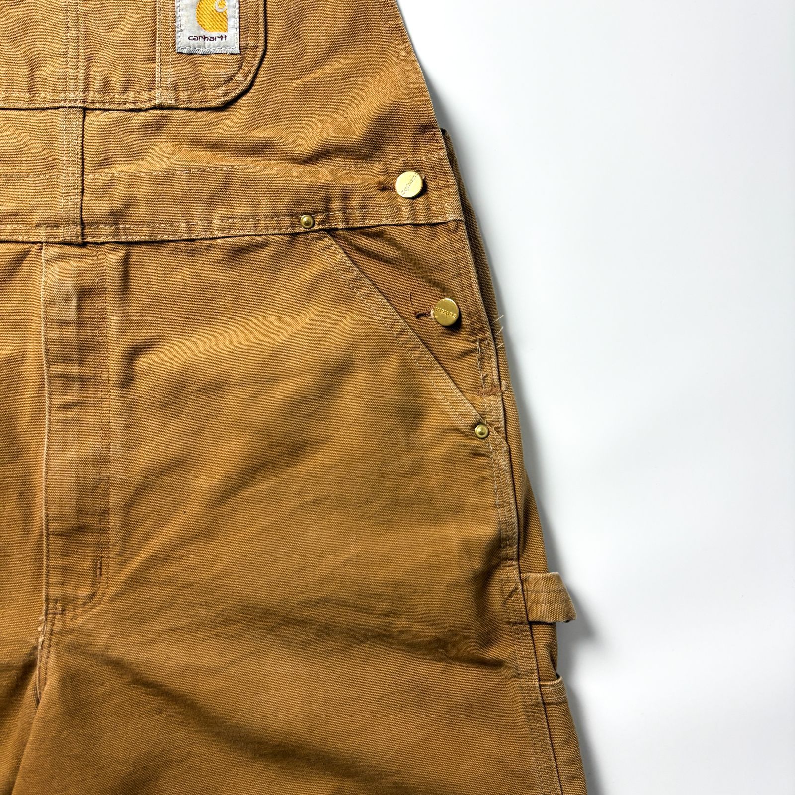 Carhartt カーハート オーバーオール ブラウン W40 L28 茶 サロペット