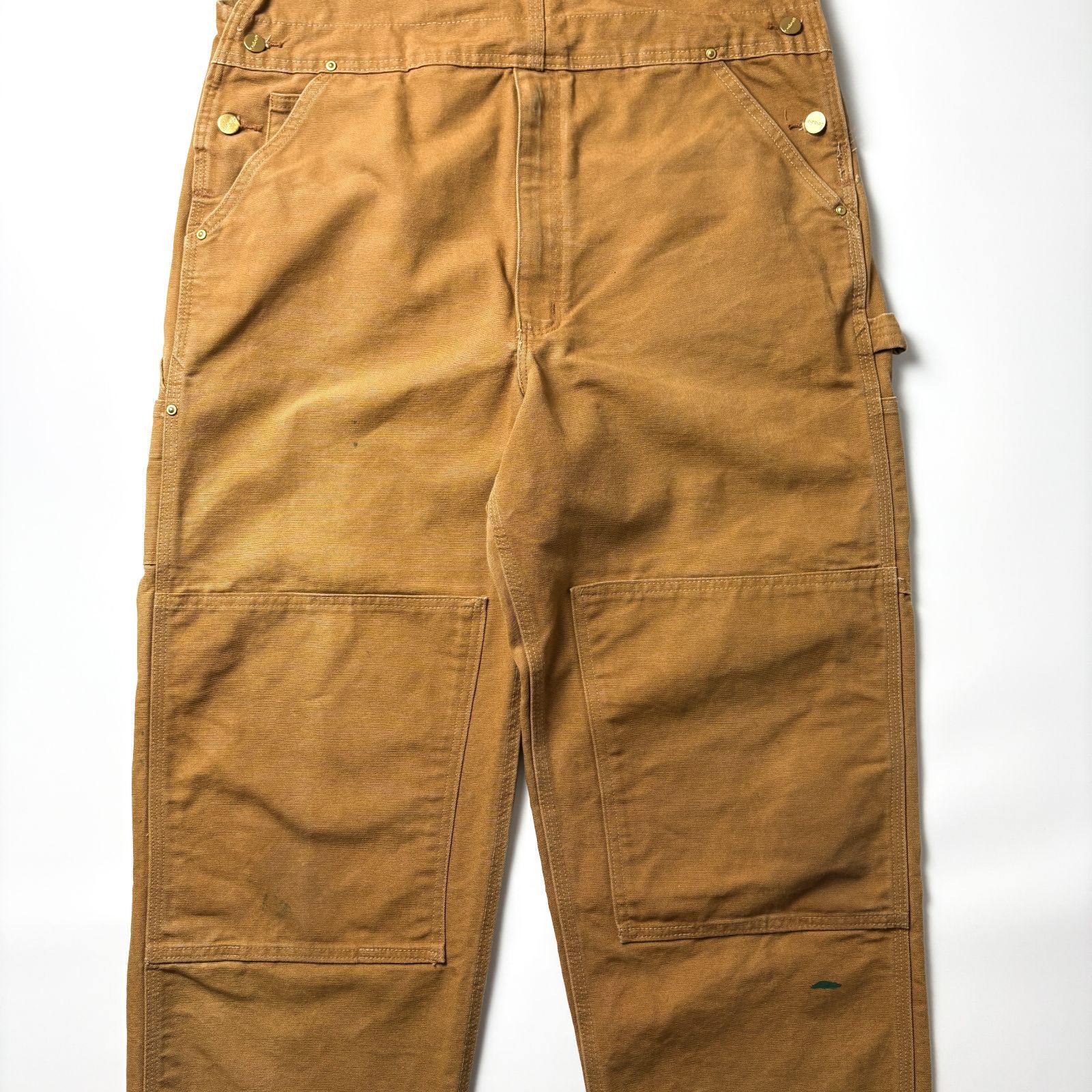 Carhartt カーハート オーバーオール ブラウン W40 L28 茶 サロペット