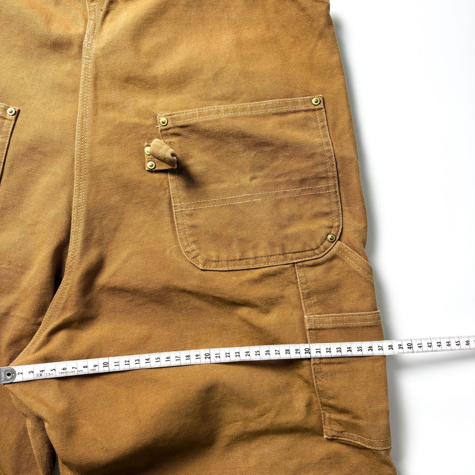 Carhartt カーハート オーバーオール ブラウン W40 L28 茶 サロペット