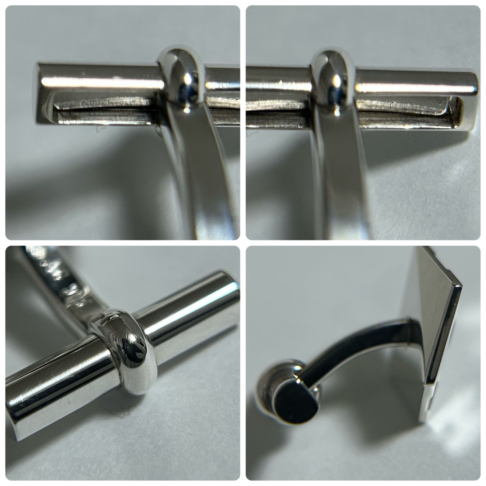 エルメス カフス カフリンクス Hキューブ AG925 HERMES - メルカリ