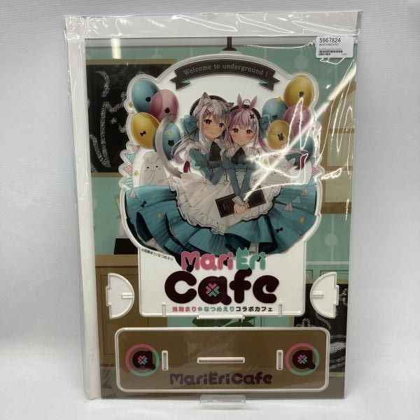 【中古】兎鞠まり×なつめえりコラボカフェ MariEriCafe 兎鞠まり＆なつめえり(メイドコス) BIGアクリルスタンド 未開封品[97][240097235919] 中古】兎鞠まり×なつめえりコラボカフェ MariEriCafe 兎鞠まり＆なつめ