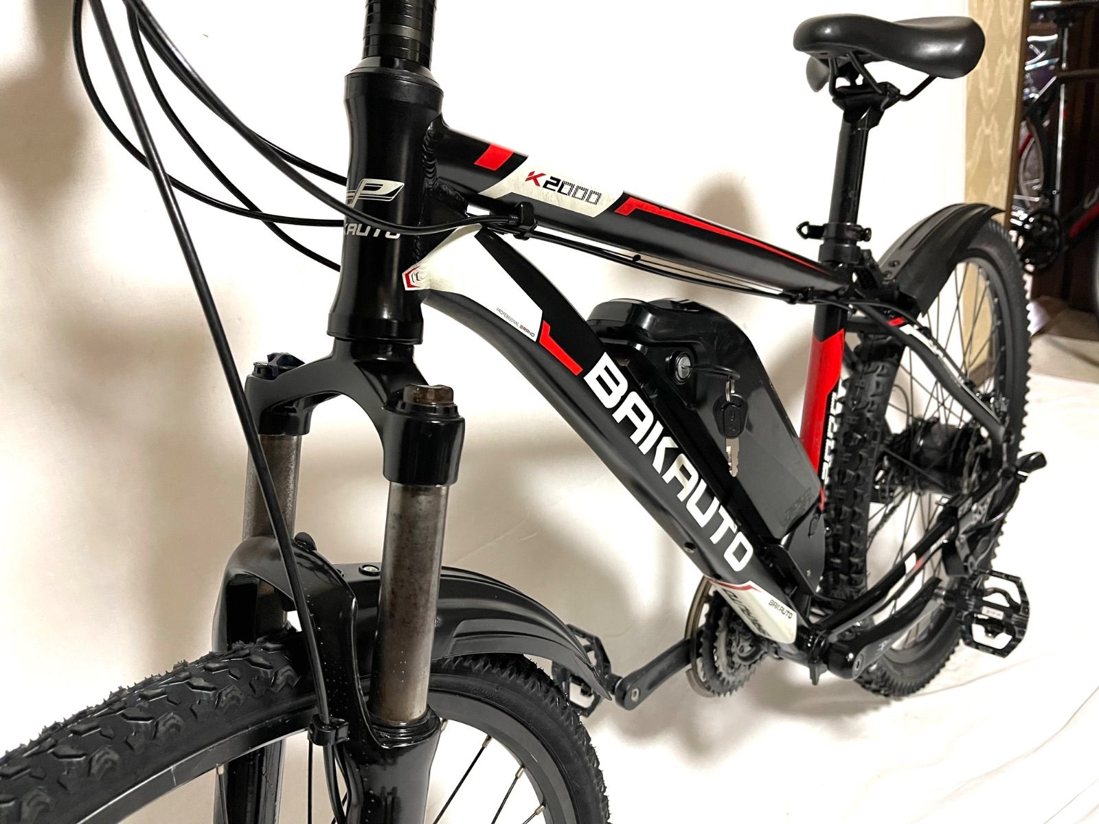 0218【動作確認済】送料無料 BAKAUTO 油圧式ディスクブレー MTB 電動 