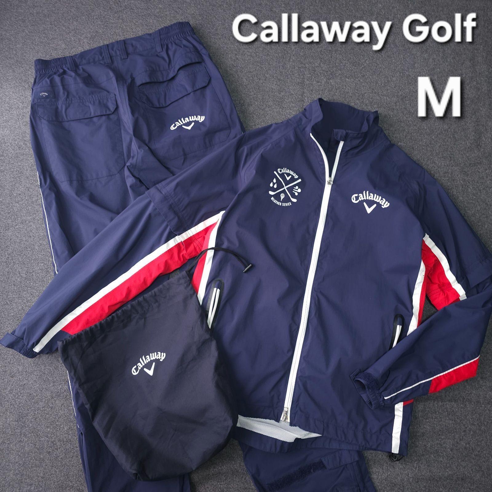 ?値下げ交渉受付中】Callaway キャロウェイ 3WAY ゴルフ レインウェア 