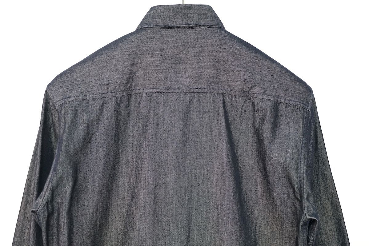 DIOR HOMME ディオールオム デニム シャンブレー シャツ コットン
