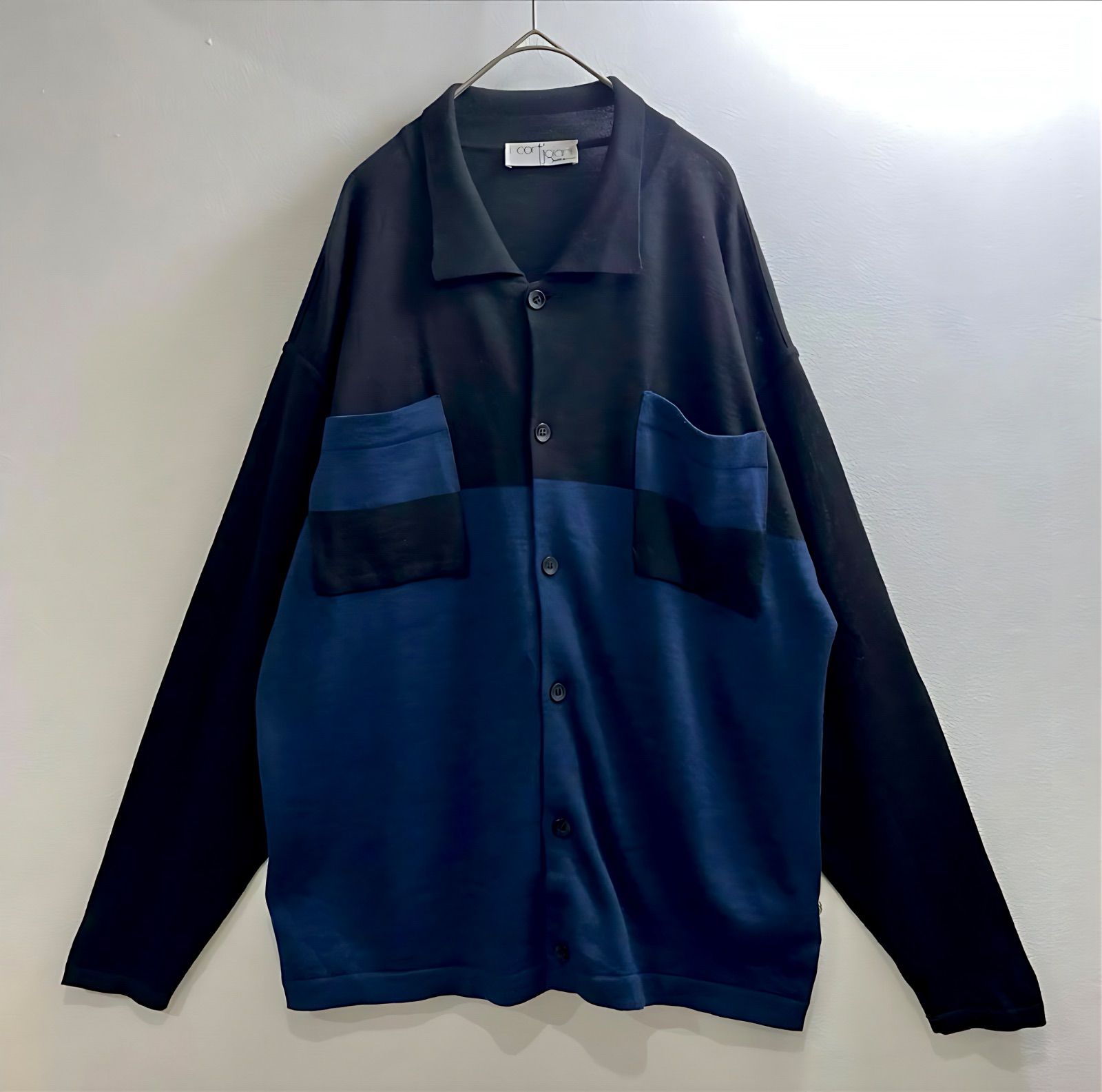 イタリア製 90s カーディガン ヴィンテージ ヨーロッパ ニット シャツ 