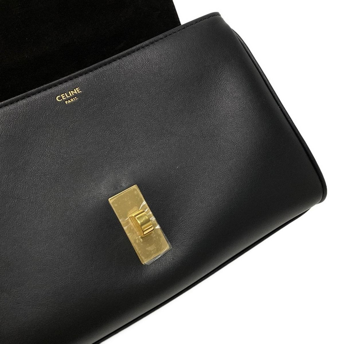 CELINE(セリーヌ) ショルダーバッグ ティーンソフト16(セーズ) 196853CR4.38NO 黒 ストラップ着脱可 国内発☆CELINE☆ティーン ソフト16（セーズ）ショルダーバッグ