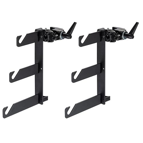 新品 Manfrotto アクセサリー 背景紙取付 3本掛けフック 左右一対 (035スーパークランプ付) 044