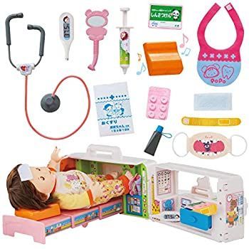 【中古-非常に良い】ピープル ぽぽちゃんお道具シリーズ おしゃべり総合クリニックに変身! ぽぽちゃん救急車