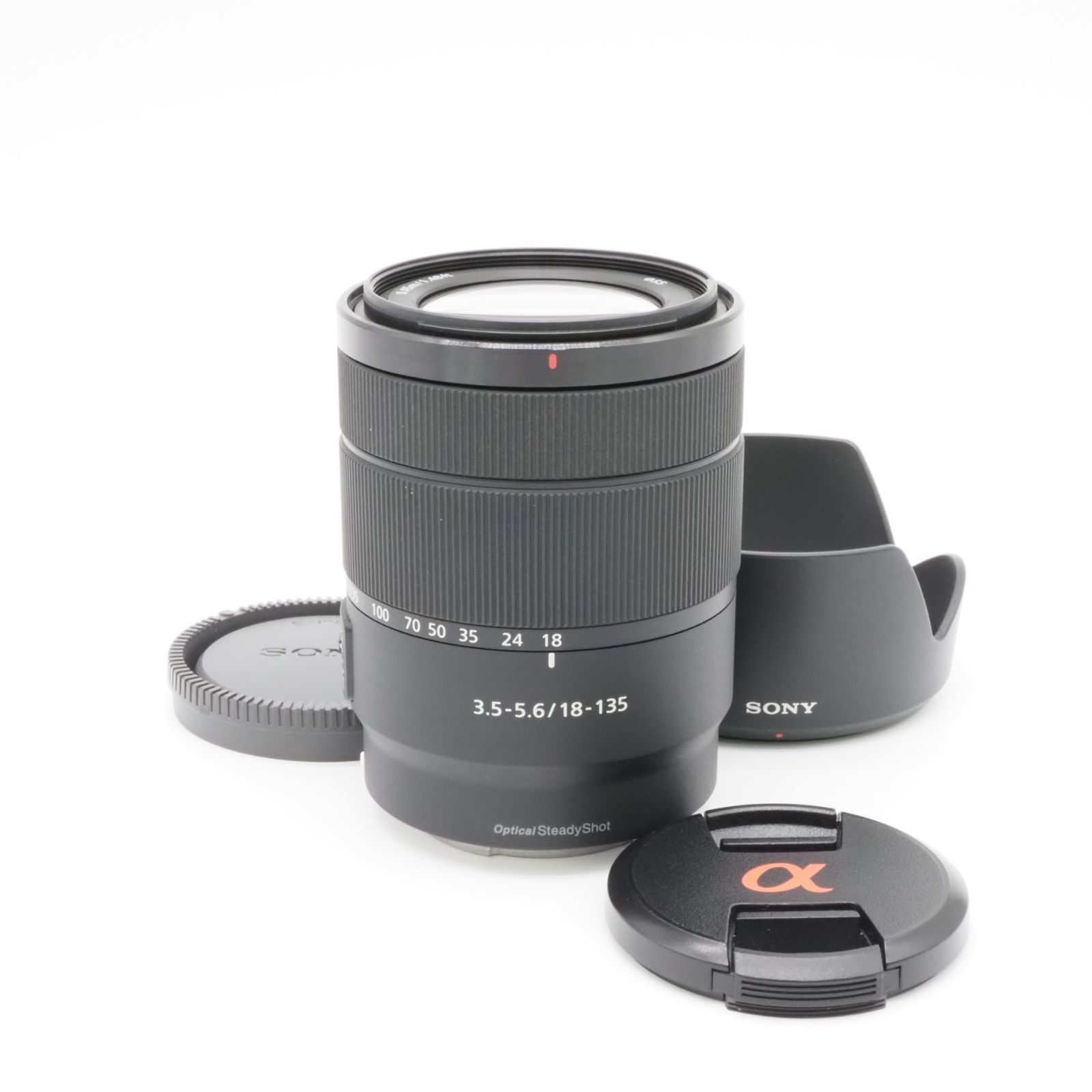 フード付き！□ほぼ新品□ SONY E 18-135mm F3.5-5.6 OSS SEL18135 