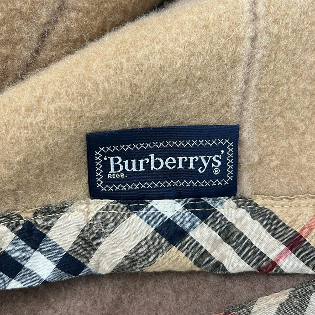 Burberry's(バーバリーズ) 小物 - ブラウン 毛布/チェック柄 ウール
