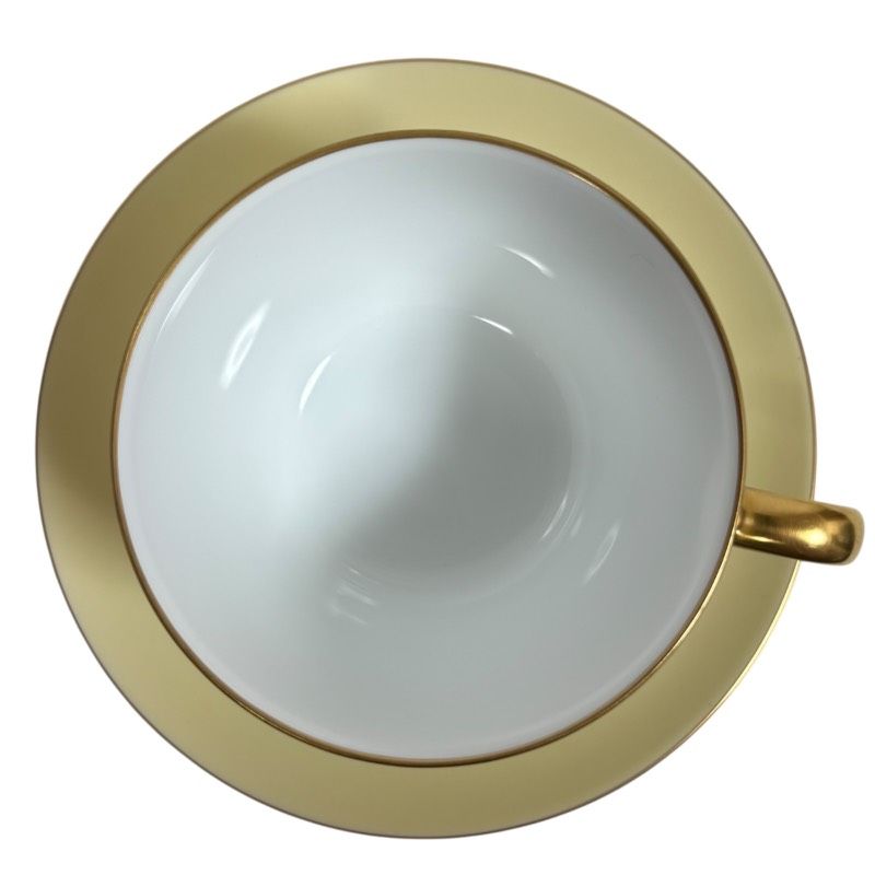 未使用品】OKURA CHINA 大倉陶園 色蒔き モーニングカップ＆ソーサー