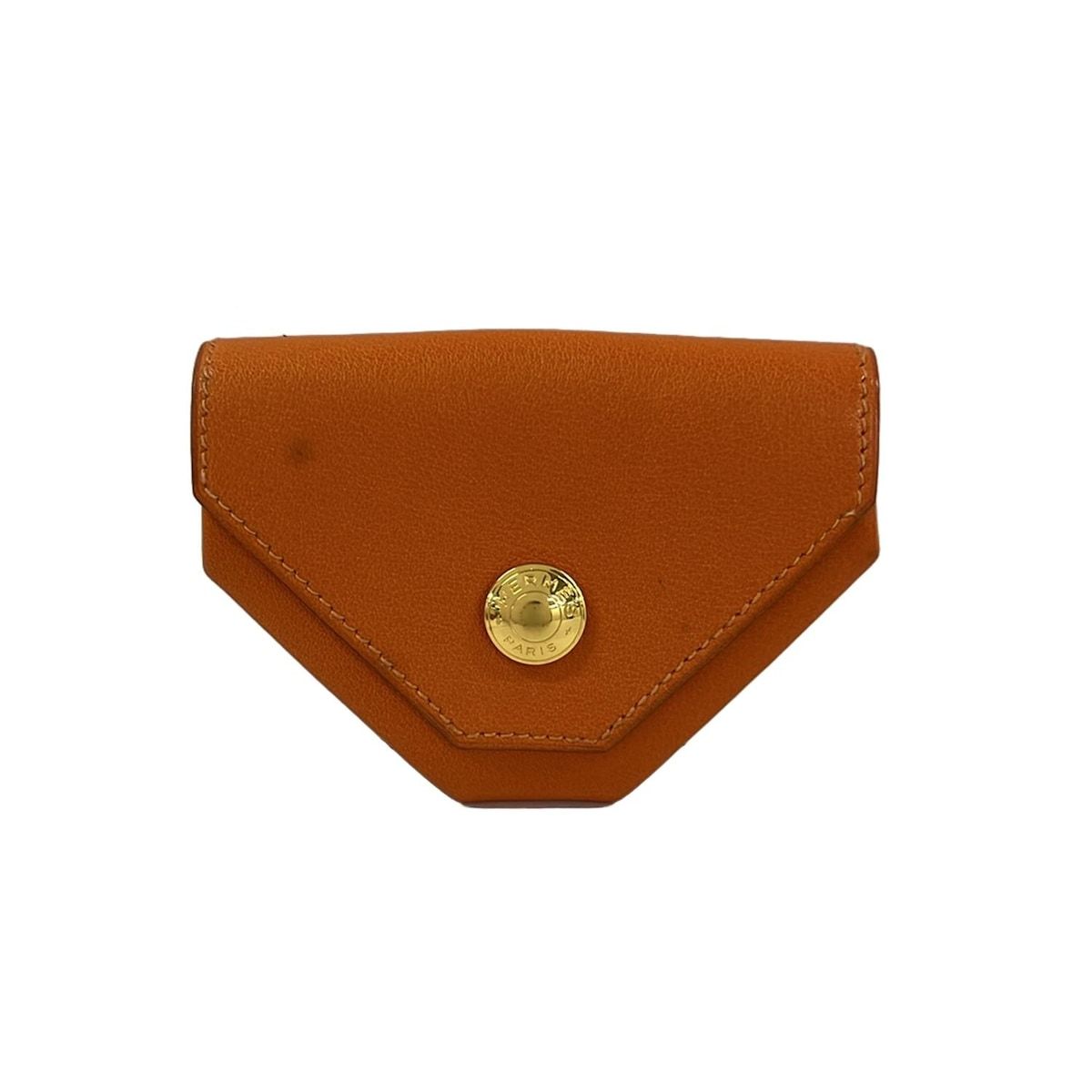 HERMES エルメス コインケース ヴァンキャトル グリーン 緑 革 HERMES 