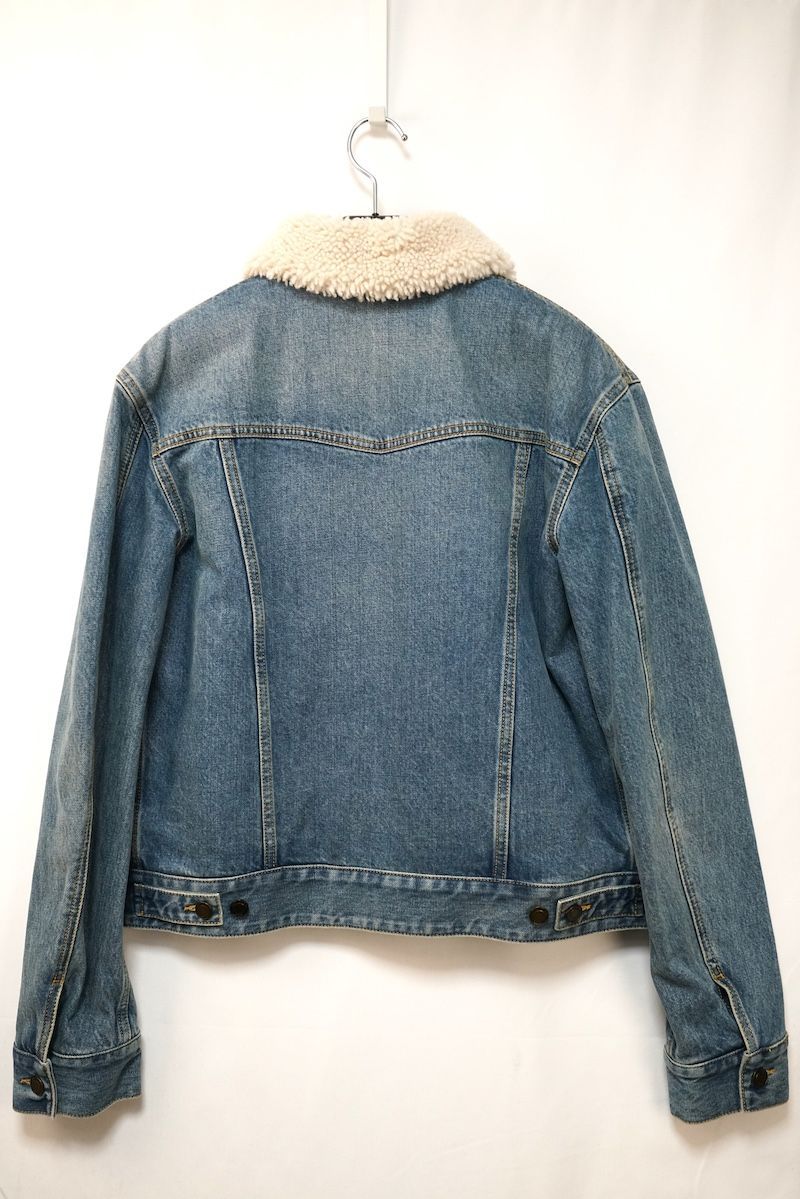 SAINT LAURENT PARIS サンローランパリ ムートン ボア デニム