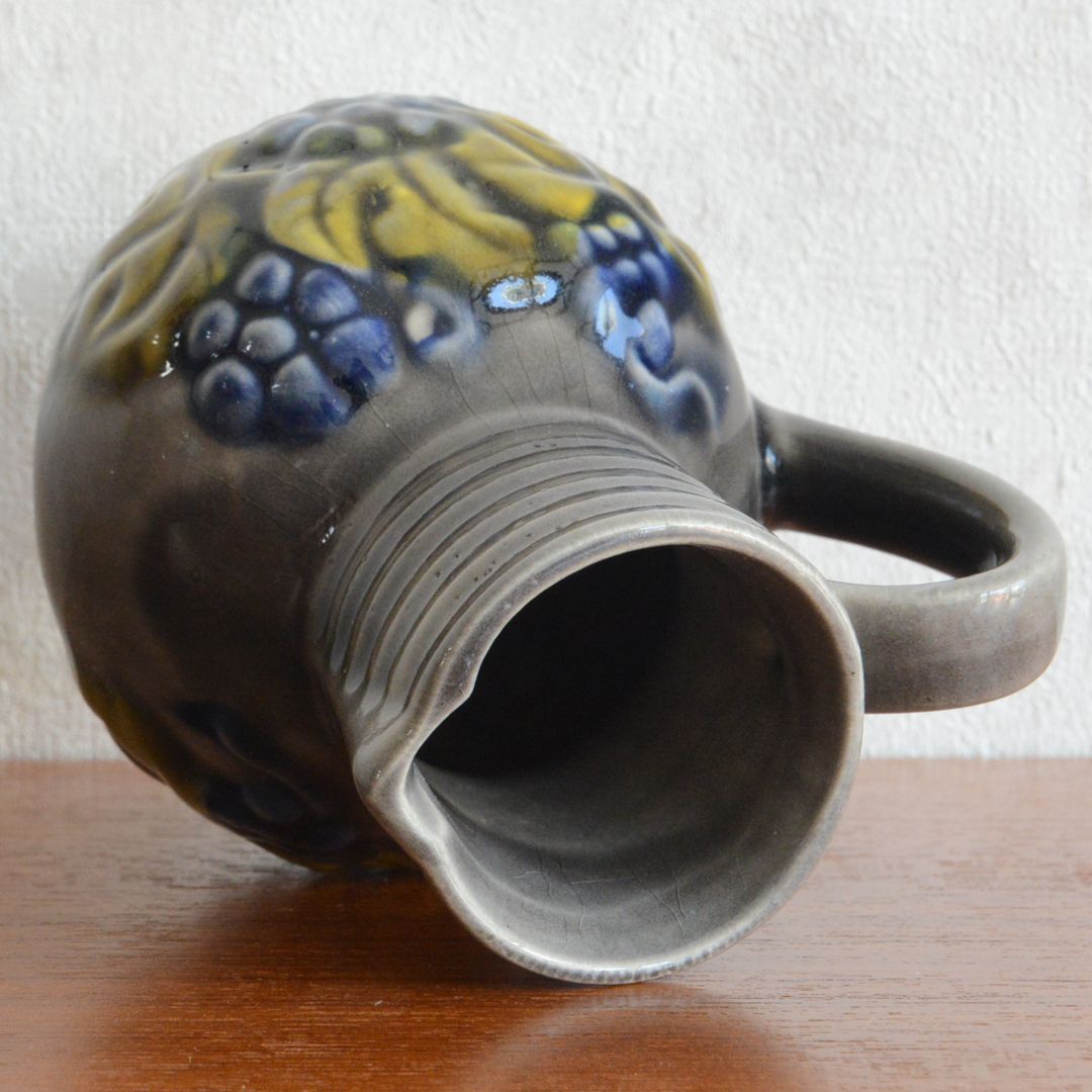 GermanCeramics FAT LAVA ドイツ ヴィンテージ ぶどう 花瓶 フラワー