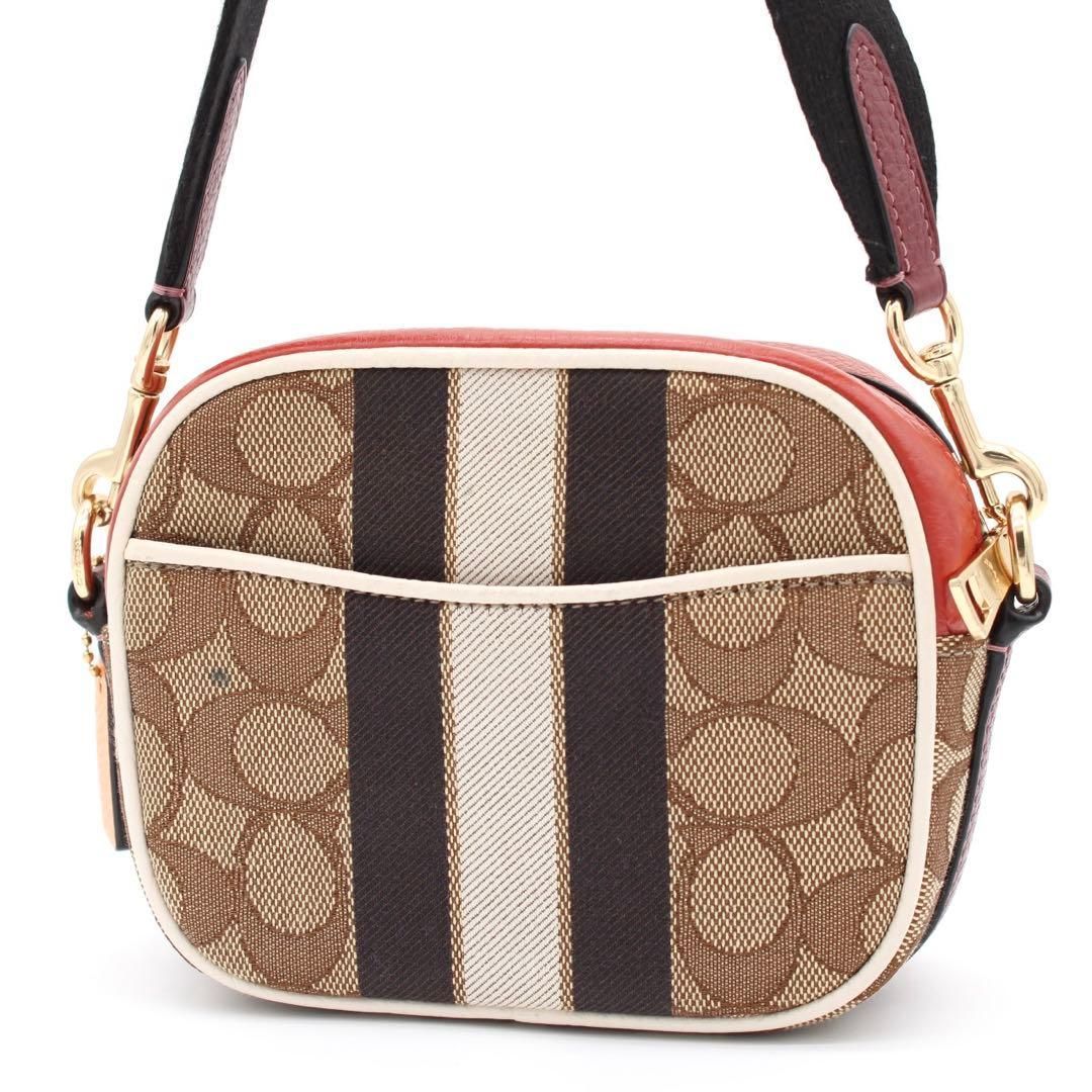 COACHコーチcoach COACH デンプシーカメラバッグシグネチャー 極美品】COACH デンプシー シグネチャー カメラバッグ ショルダー