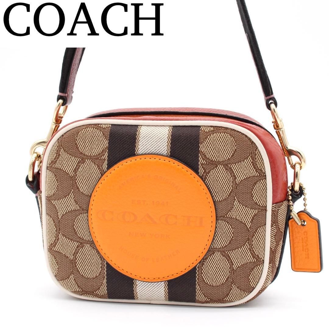 極美品】COACH デンプシー シグネチャー カメラバッグ ショルダー