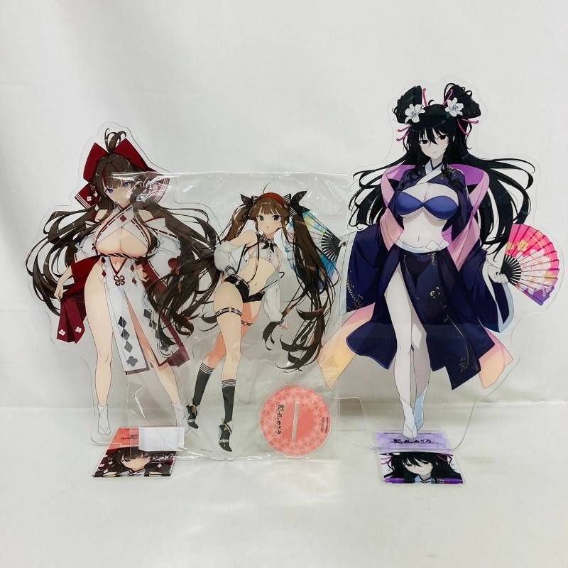 閃乱カグラ アクリルスタンド グッズ 3点 まとめ セット 両備 雪不帰 